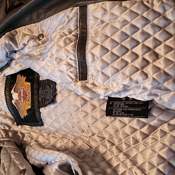 HARLEY Leather Riding Jacket - Picture 14 of 15